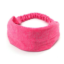 Load image into Gallery viewer, Casual Solid Unisex Elastic Sport Headbands Soft Fabric Fitness Yoga Wide Hair Bands For Women Men Outdoor Gym Hair Accessories